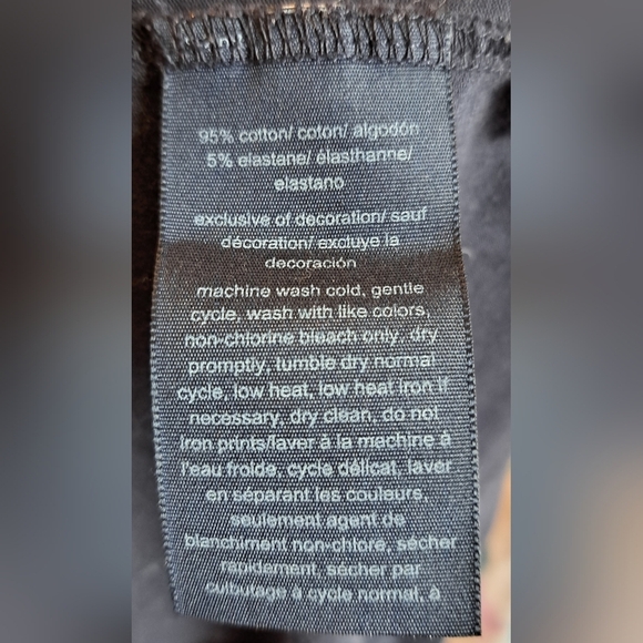 EUC Tommy Hilfiger Navy Cotton Casual Athleisure V Neck Midi Tennis Dress SZ L - Picture 6 of 6